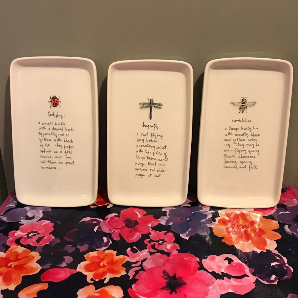 Rae Dunn Spring Plate Bundle